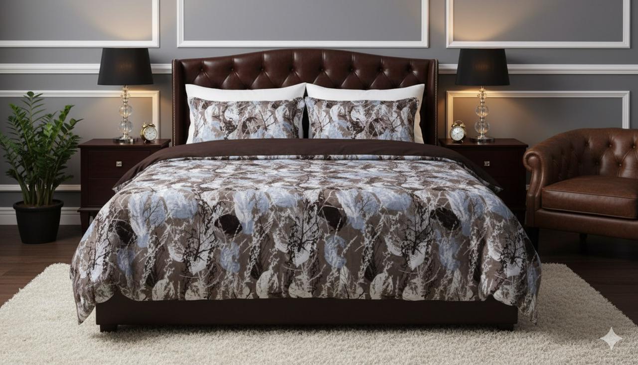 King Size Warm Flannel Bedsheet Set