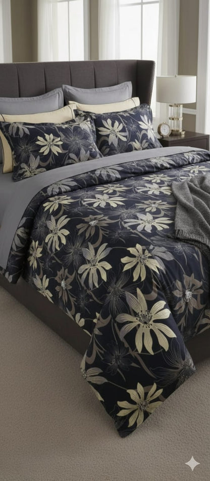 King Size Warm Flannel Bedsheet Set