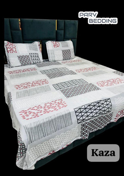 King Size Warm Flannel Bedsheet Set