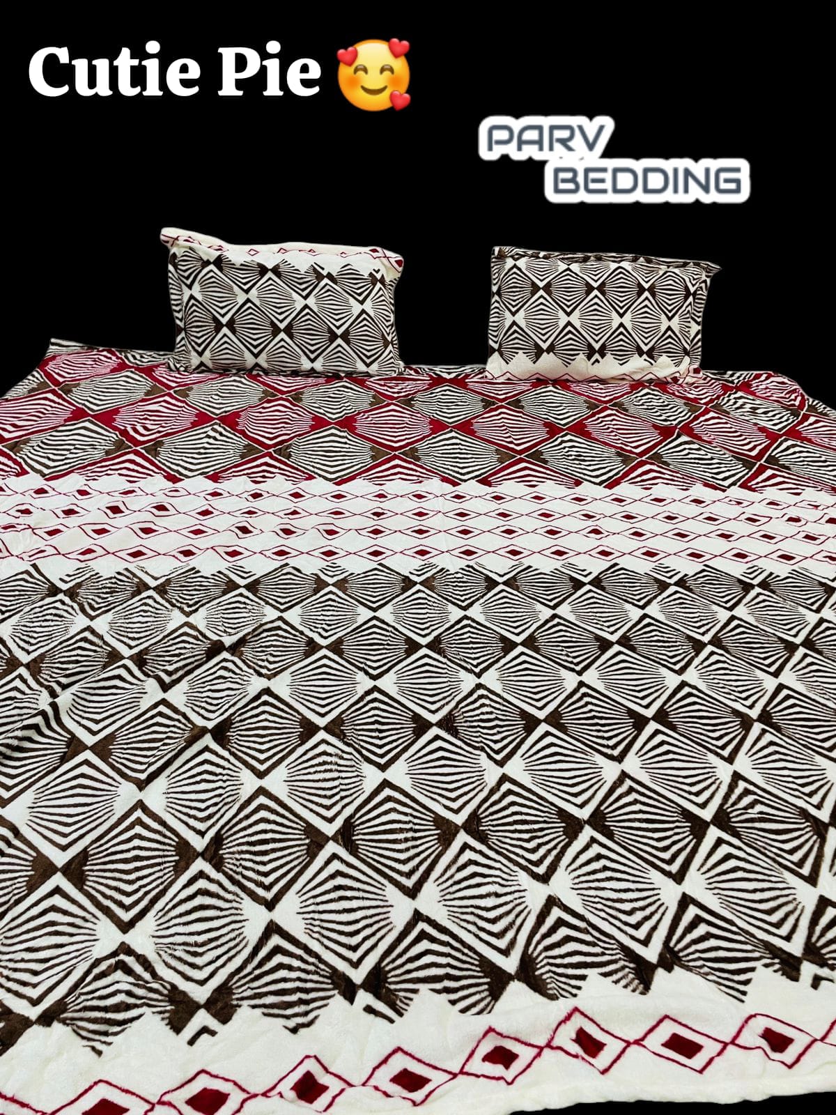 King Size Warm Flannel Bedsheet Set