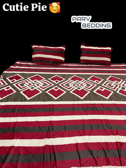 King Size Warm Flannel Bedsheet Set