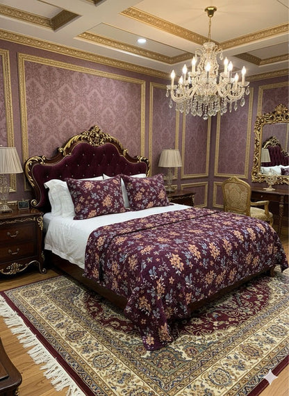 King Size Warm Flannel Bedsheet Set