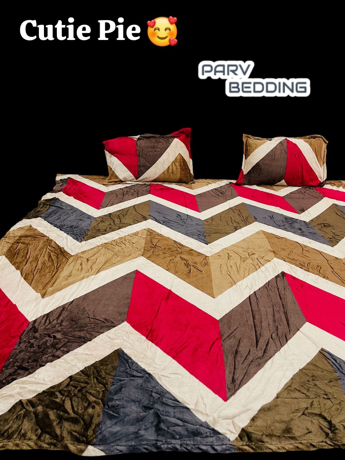 King Size Warm Flannel Bedsheet Set