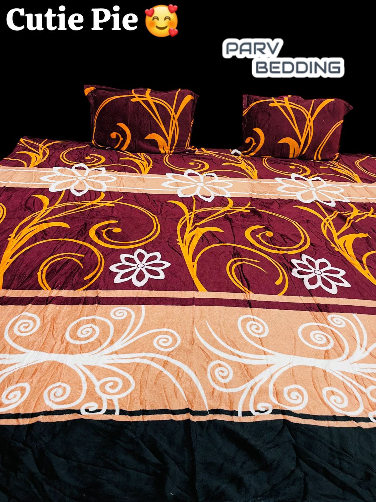 King Size Warm Flannel Bedsheet Set