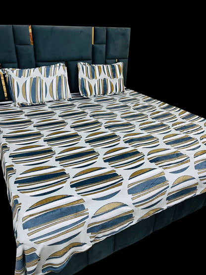 King Size Warm Flannel Bedsheet Set