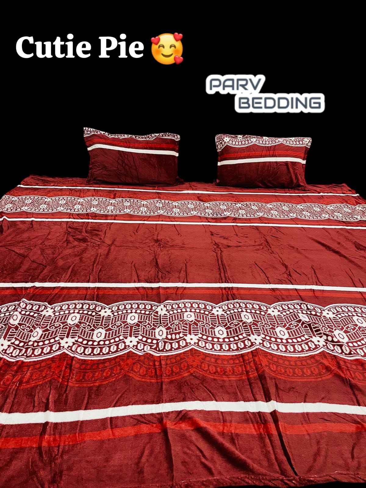 King Size Warm Flannel Bedsheet Set