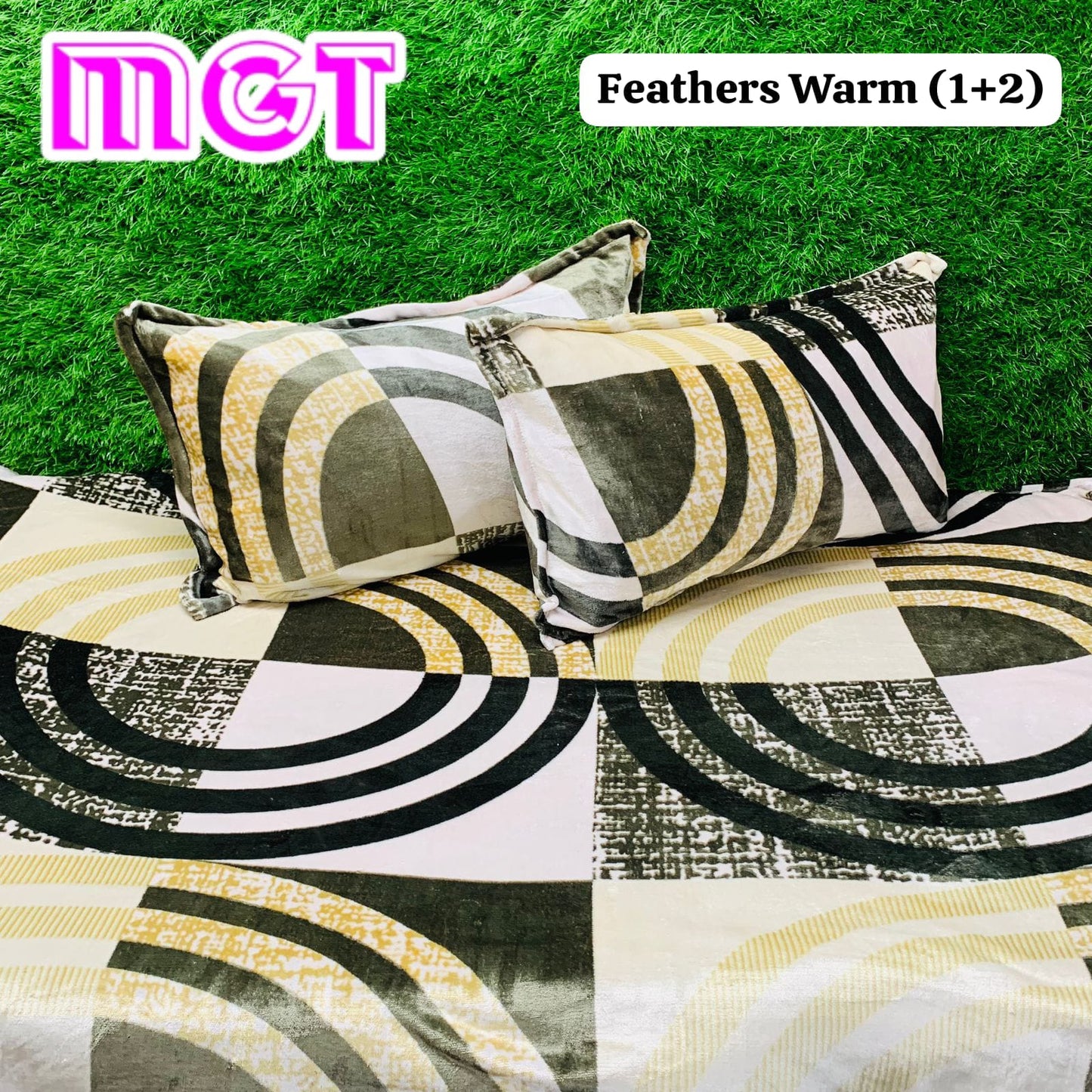 King Size Warm Flannel Bedsheet Set