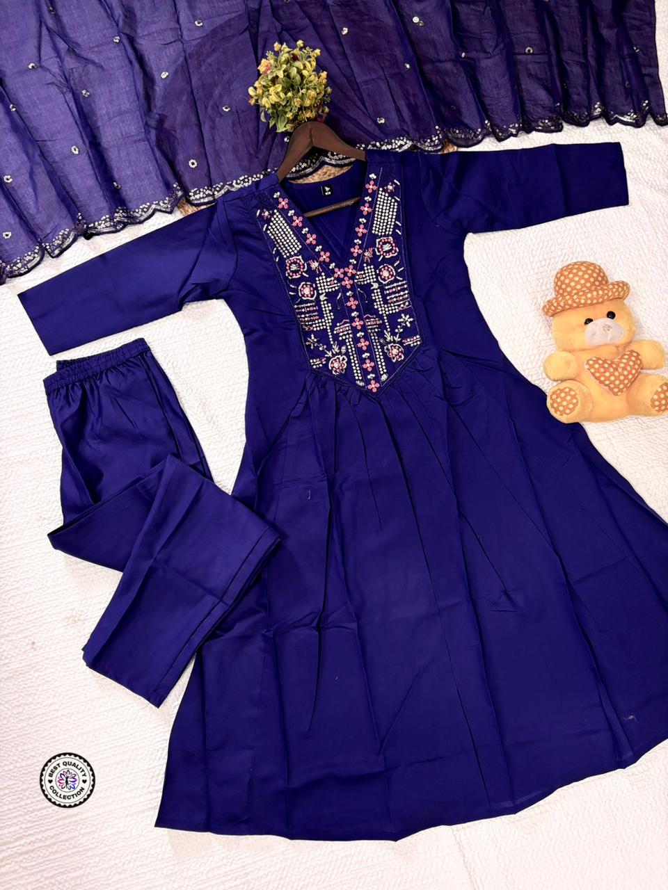 Chanderi Silk Kurti