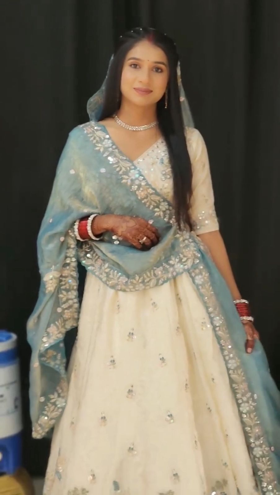 Embroidery Thread and Sequence Work Lehenga Choli