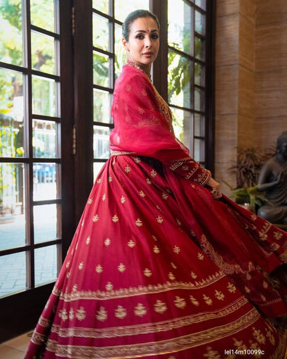 ENHANCE THE BEAUTY OF YOUR WARDROBE WITH THIS NEWLY LAUNCHED DESIGNER ANARKALI GOWN WITH ELEGANT DUPATTA