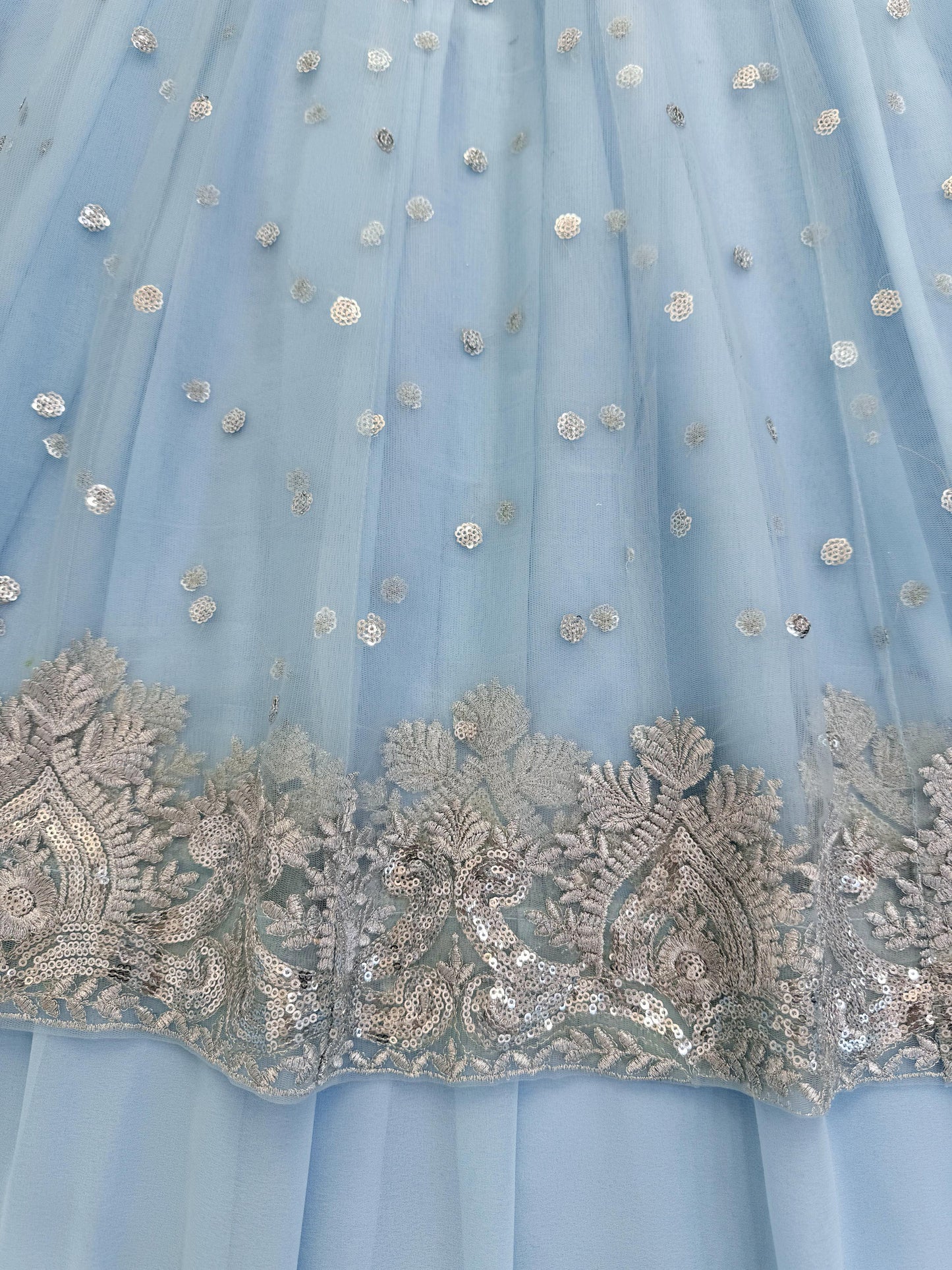 Embroidery Thread and Sequence Work  Lehenga Choli