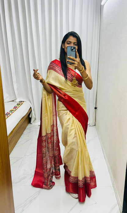 Premium dola silk saree