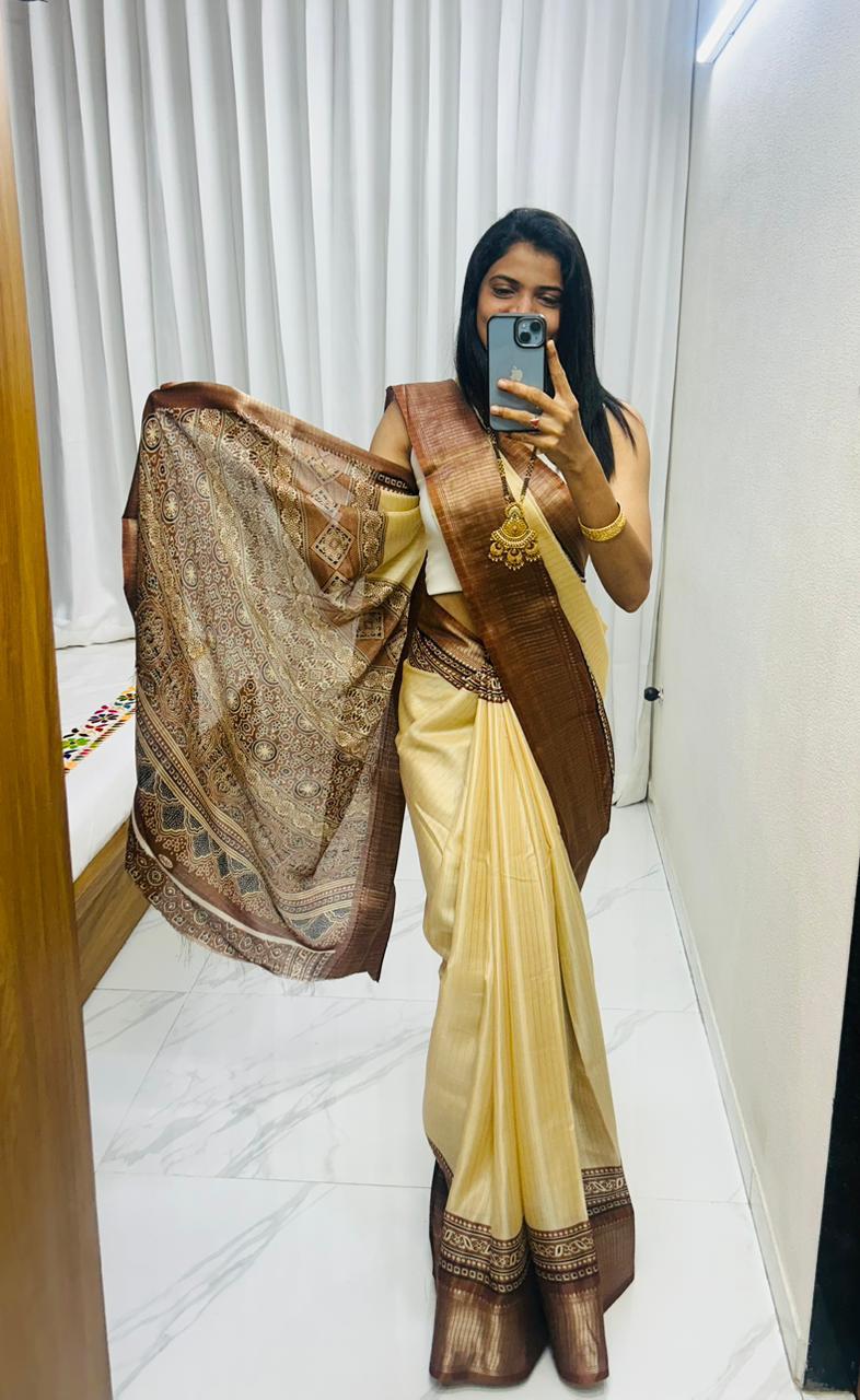 Premium dola silk saree