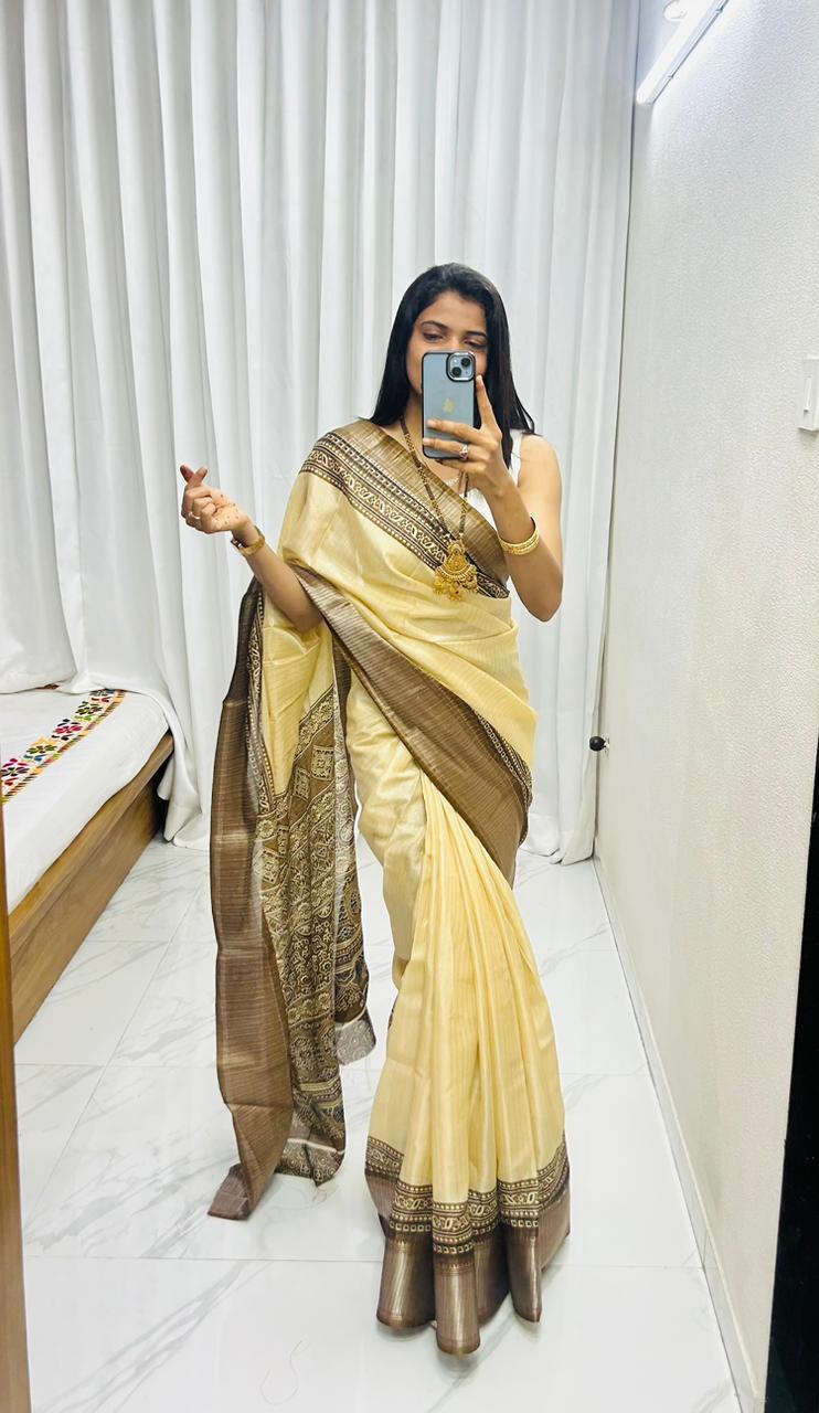 Premium dola silk saree