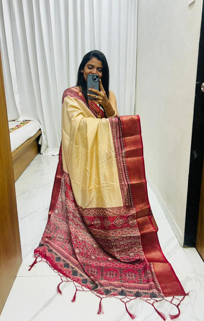 Premium dola silk saree