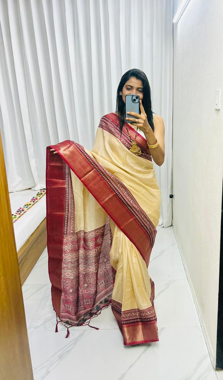 Premium dola silk saree