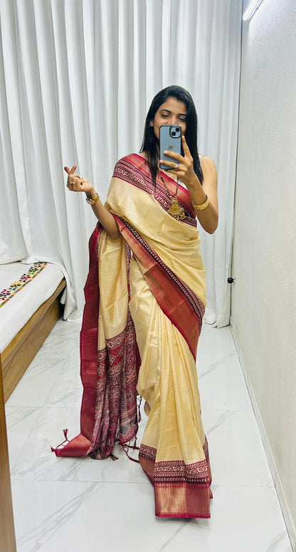Premium dola silk saree