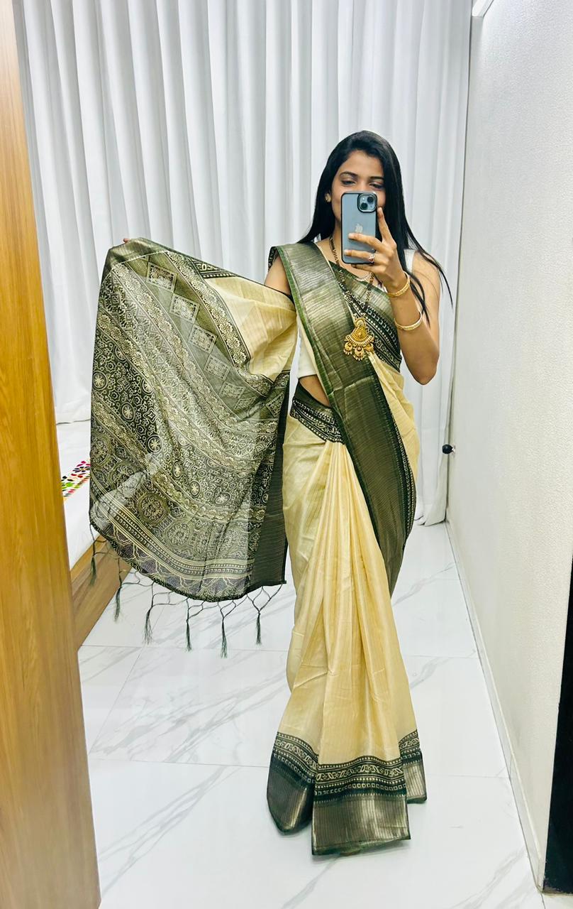 Premium dola silk saree
