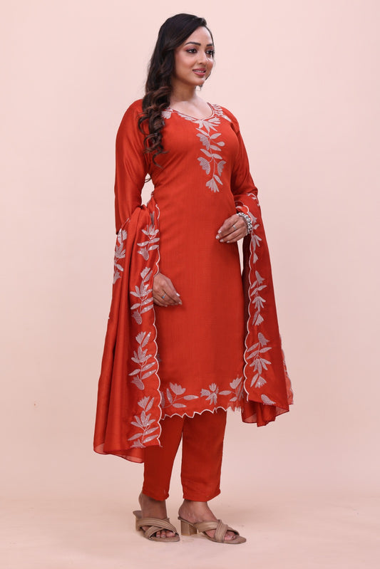 Multi Sequence Work Kurti Set