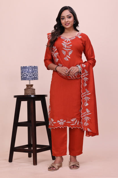 Multi Sequence Work Kurti Set