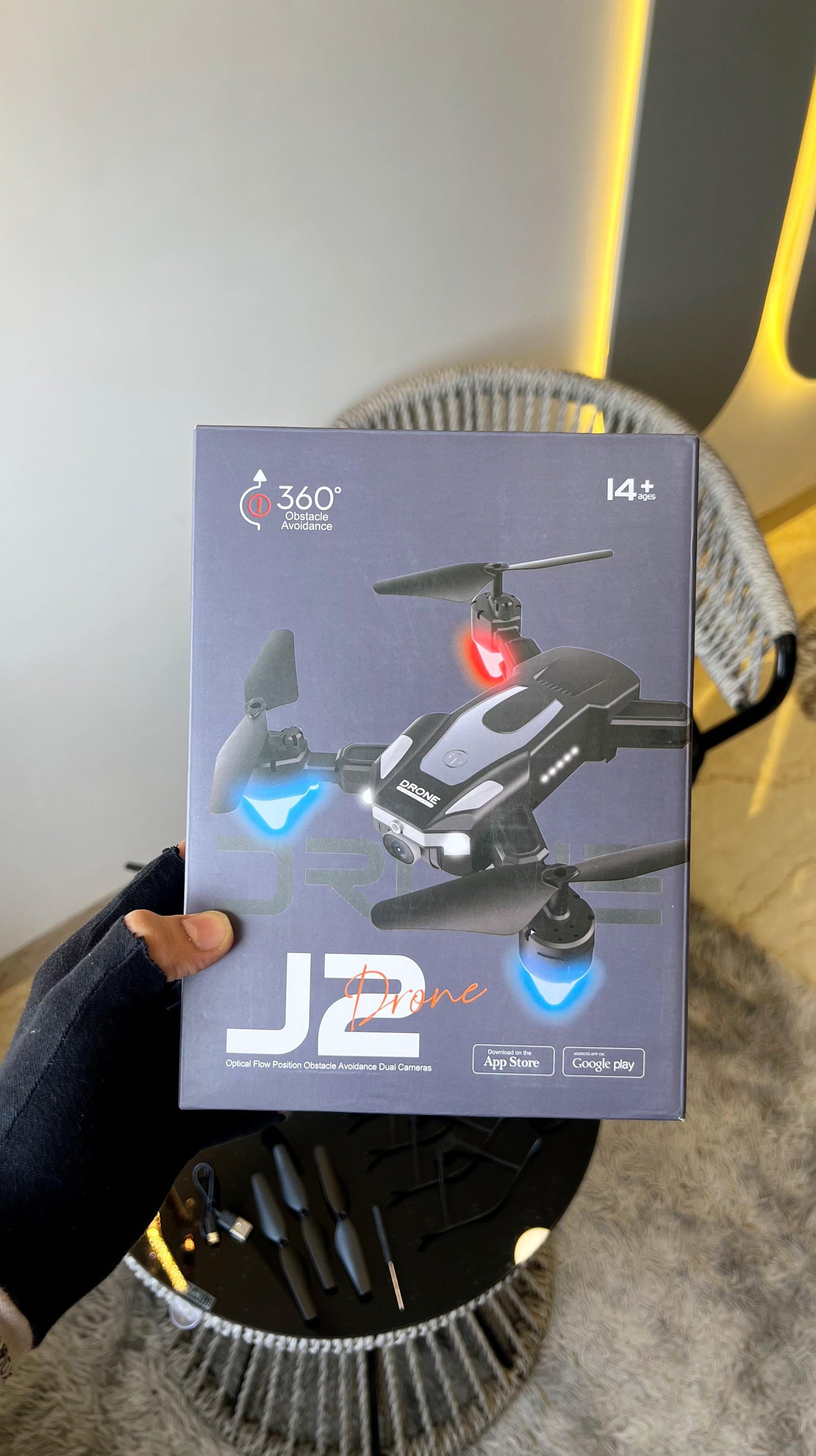 J2 Dual Camera Drone with Dual Battery – Premium Edition