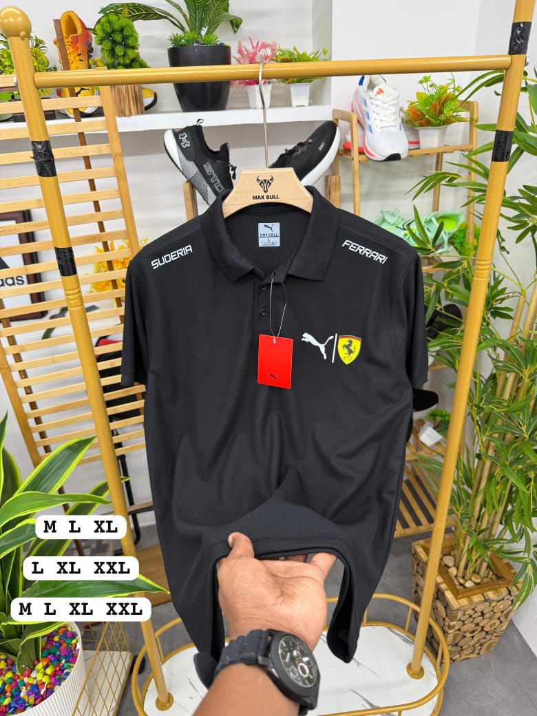 Quality Cotton Lycra Collar T-shirt❤️ Brands