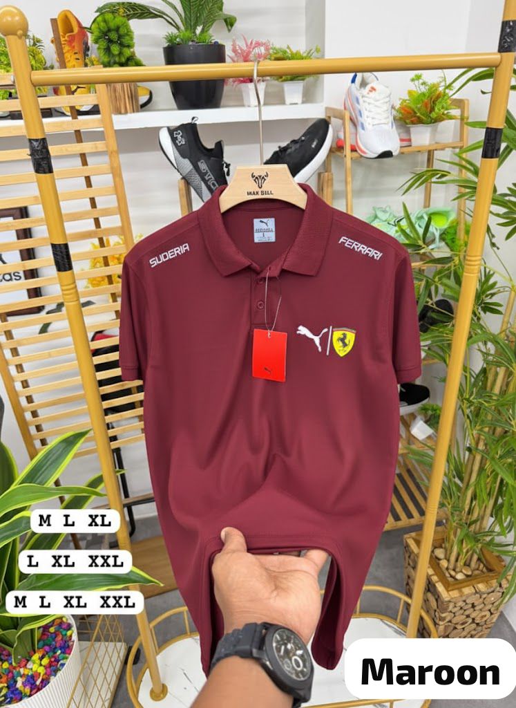 Quality Cotton Lycra Collar T-shirt❤️ Brands