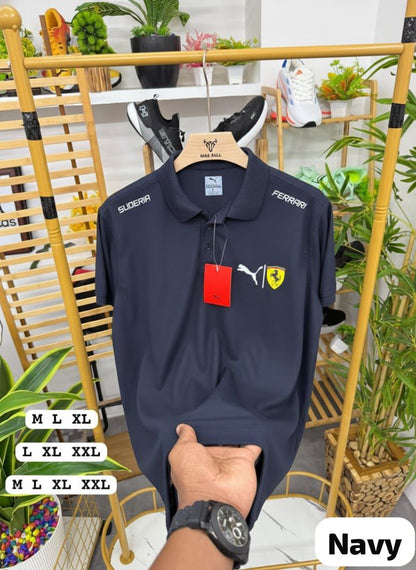 Quality Cotton Lycra Collar T-shirt❤️ Brands