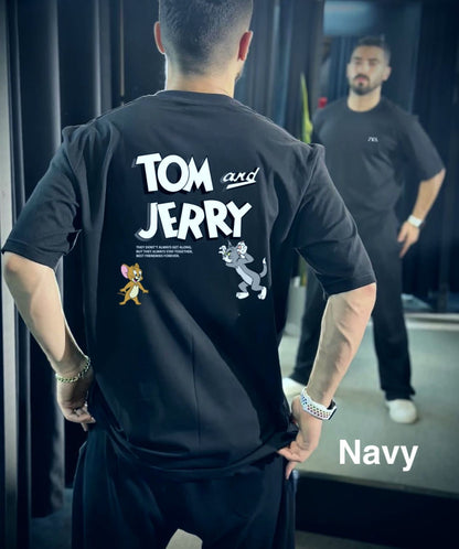 Fully Stretchable Off/Drop Shoulder Cotton Lycra Tshirt