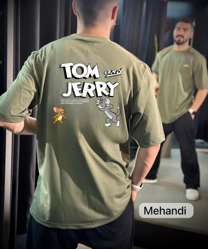 Fully Stretchable Off/Drop Shoulder Cotton Lycra Tshirt