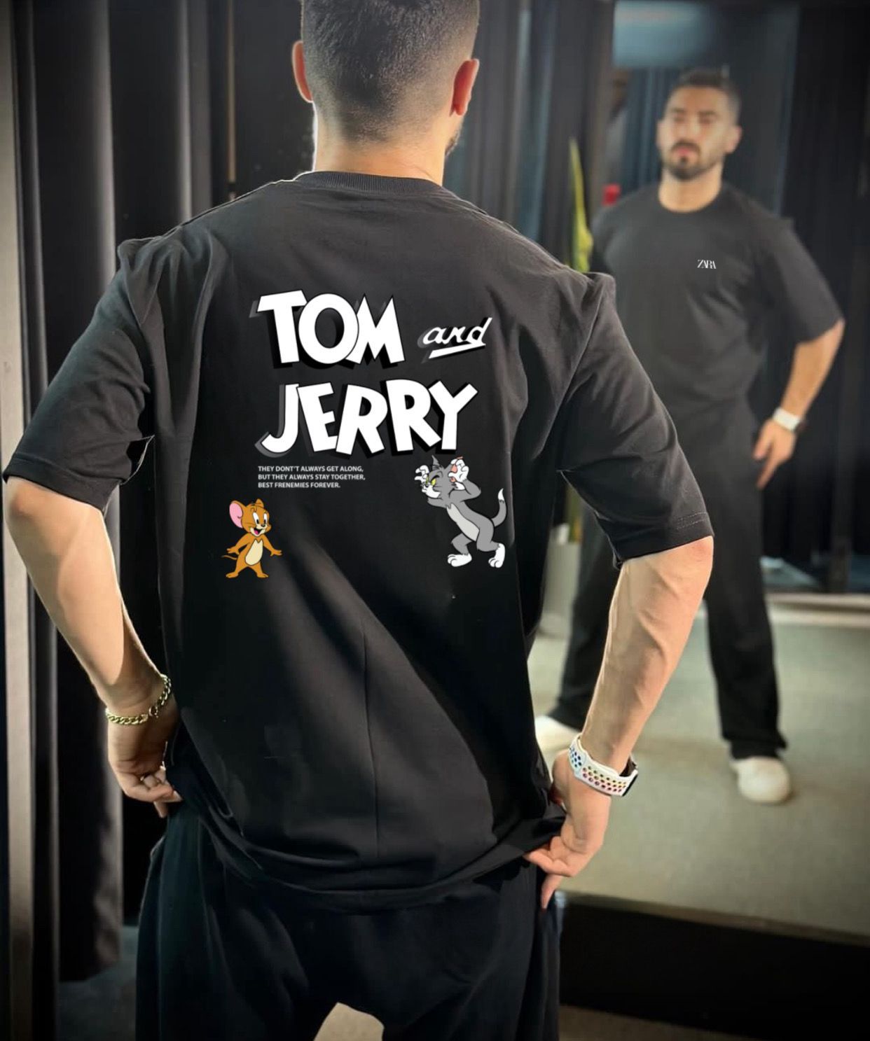 Fully Stretchable Off/Drop Shoulder Cotton Lycra Tshirt