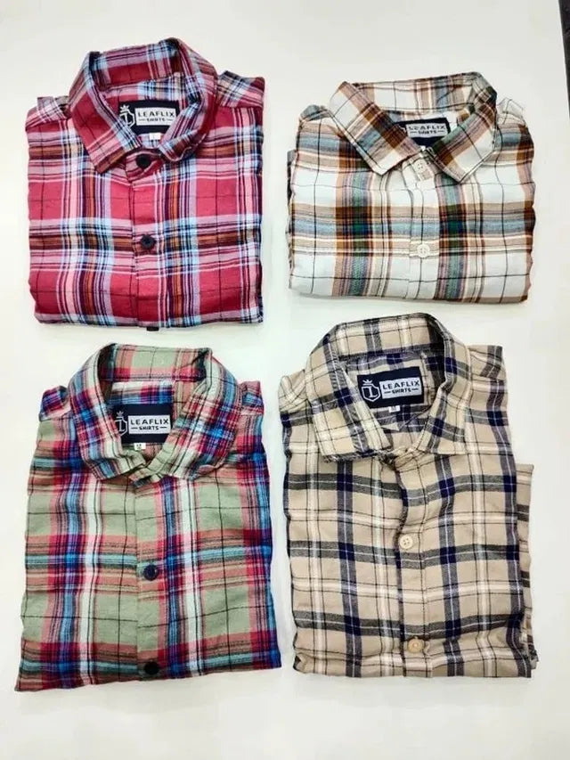 Check shirts pack of 4