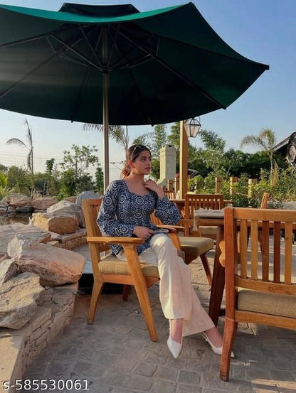 Stylish Most trendy Printed Kurti for girls and women