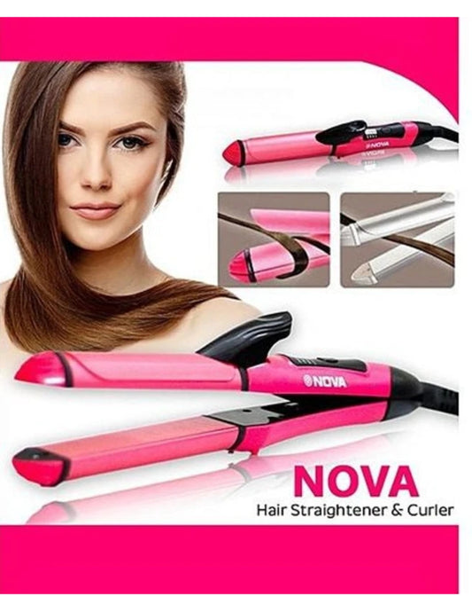 2 in 1 Nova Hair Straightener and Curler