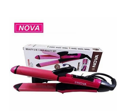 2 in 1 Nova Hair Straightener and Curler